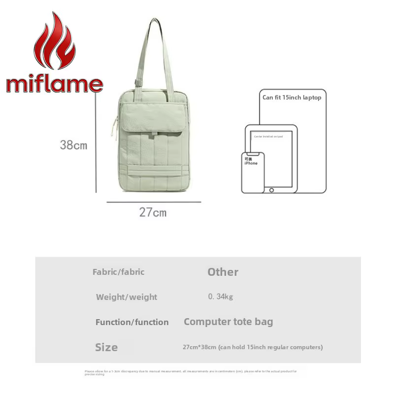Sac pour ordinateur portable pour femme avec compartiment rembourré antichoc, sac fourre-tout Cloud Puffy pour ordinateur portable de 15,6 pouces, travail et voyage