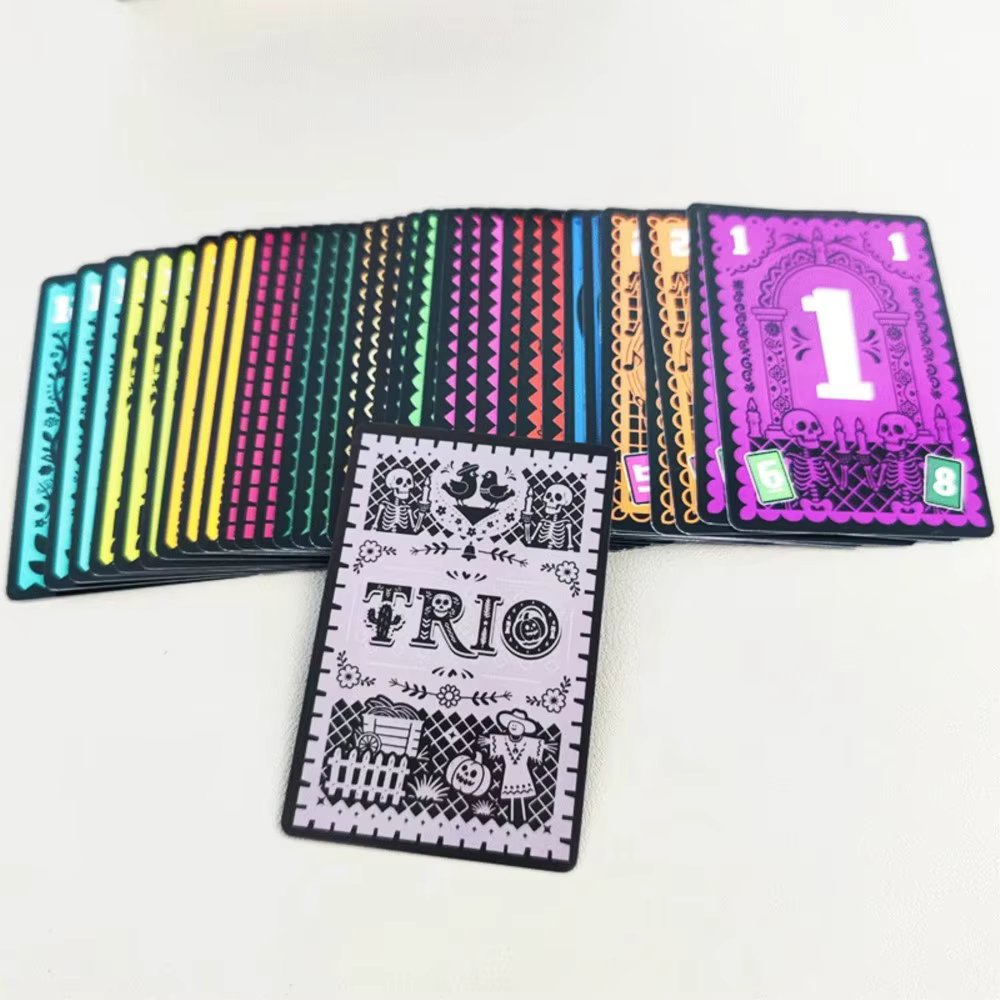 Jeu de cartes stratégique TRIO, jeu de société amusant pour la famille et les amis, 3 à 6 joueurs, jouet de divertissement pour soirée de jeux