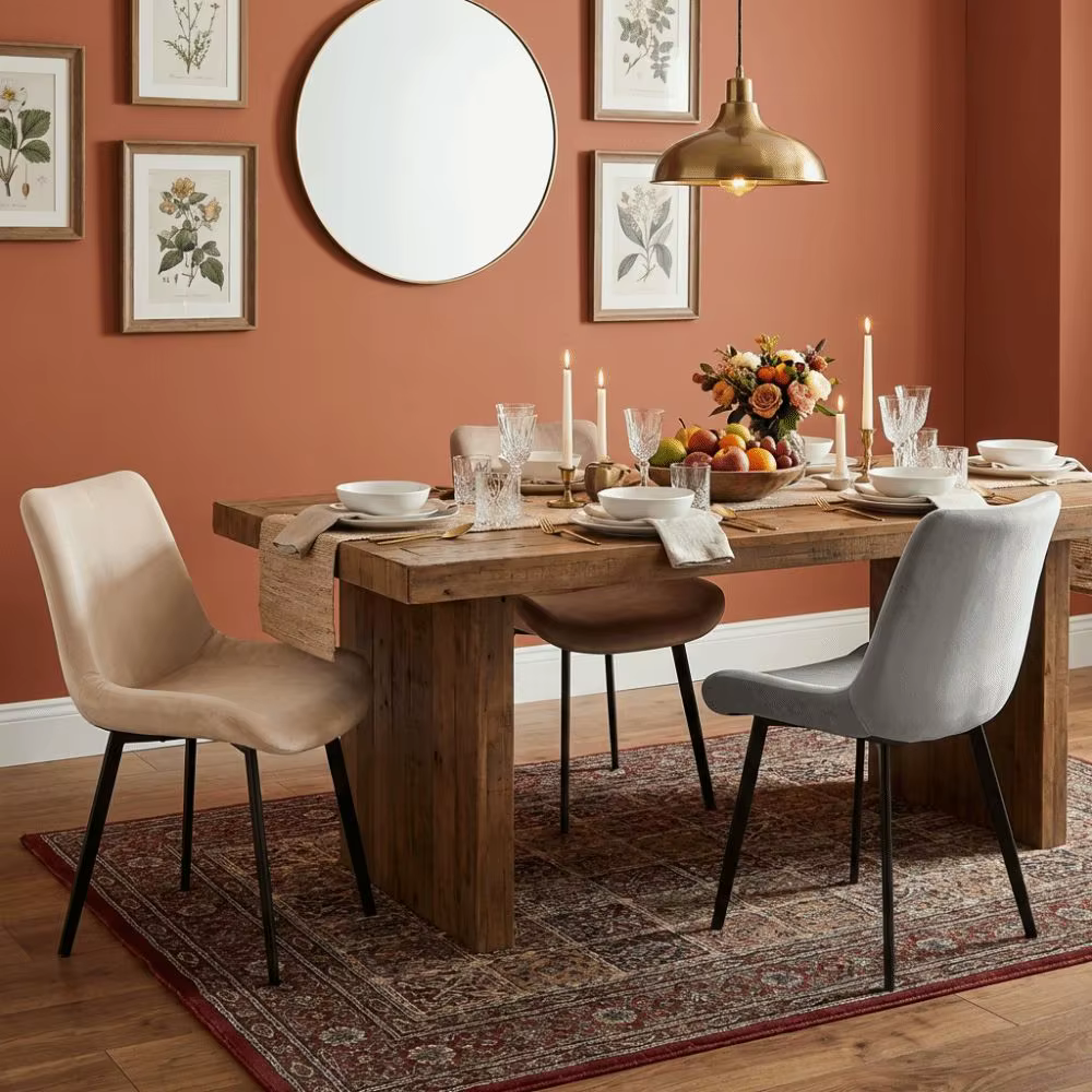 Housses de chaise de salle à manger en velours, couverture intégrale élastique, dossier court, couleur unie, anti-poussière, extensibles, pour décoration de fête
