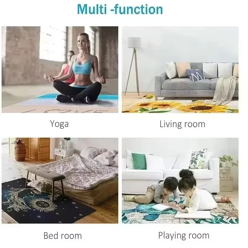 Grand tapis de jeu pour chambre de garçon