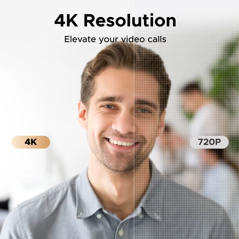 Webcam 4K FHD 1080P 8MP pour PC