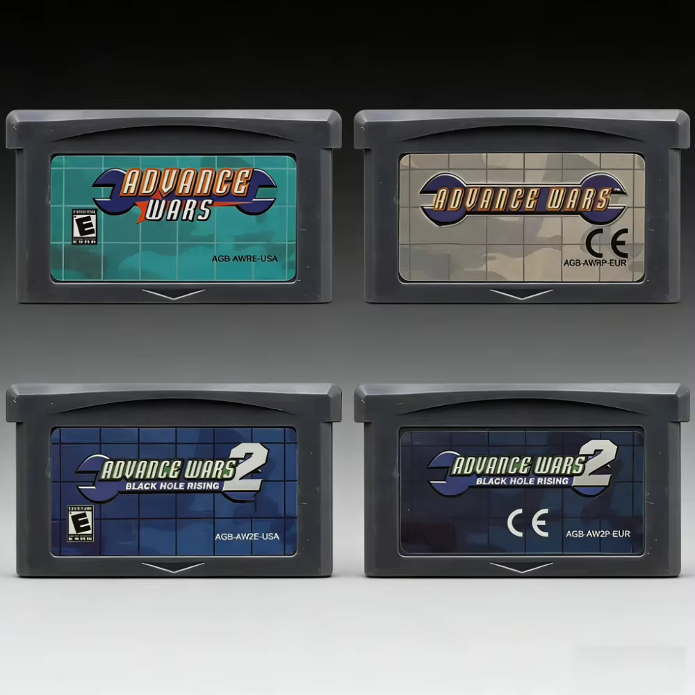 Cartouche de jeu vidéo USA/EUR Advance Wars GBA 32 bits pour console GBA