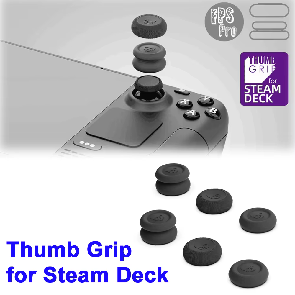 Capuchons de manette ergonomiques pour consoles de jeu Steam Deck