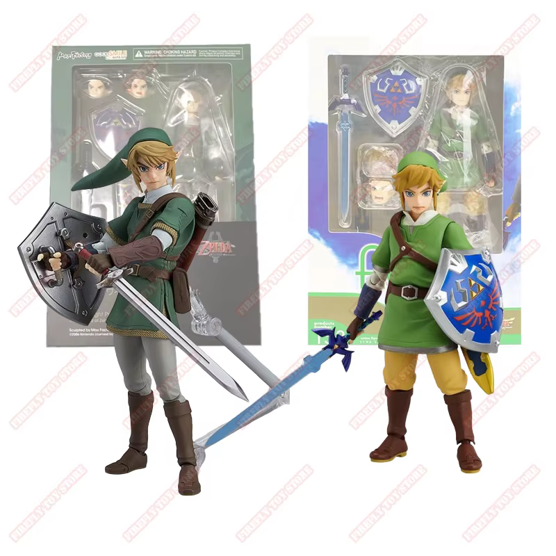 Zelda Link – jouets périphériques d'animation de jeu Nintendo, figurine Figma, modèle mobile d'action, Collection de statues d'ornement