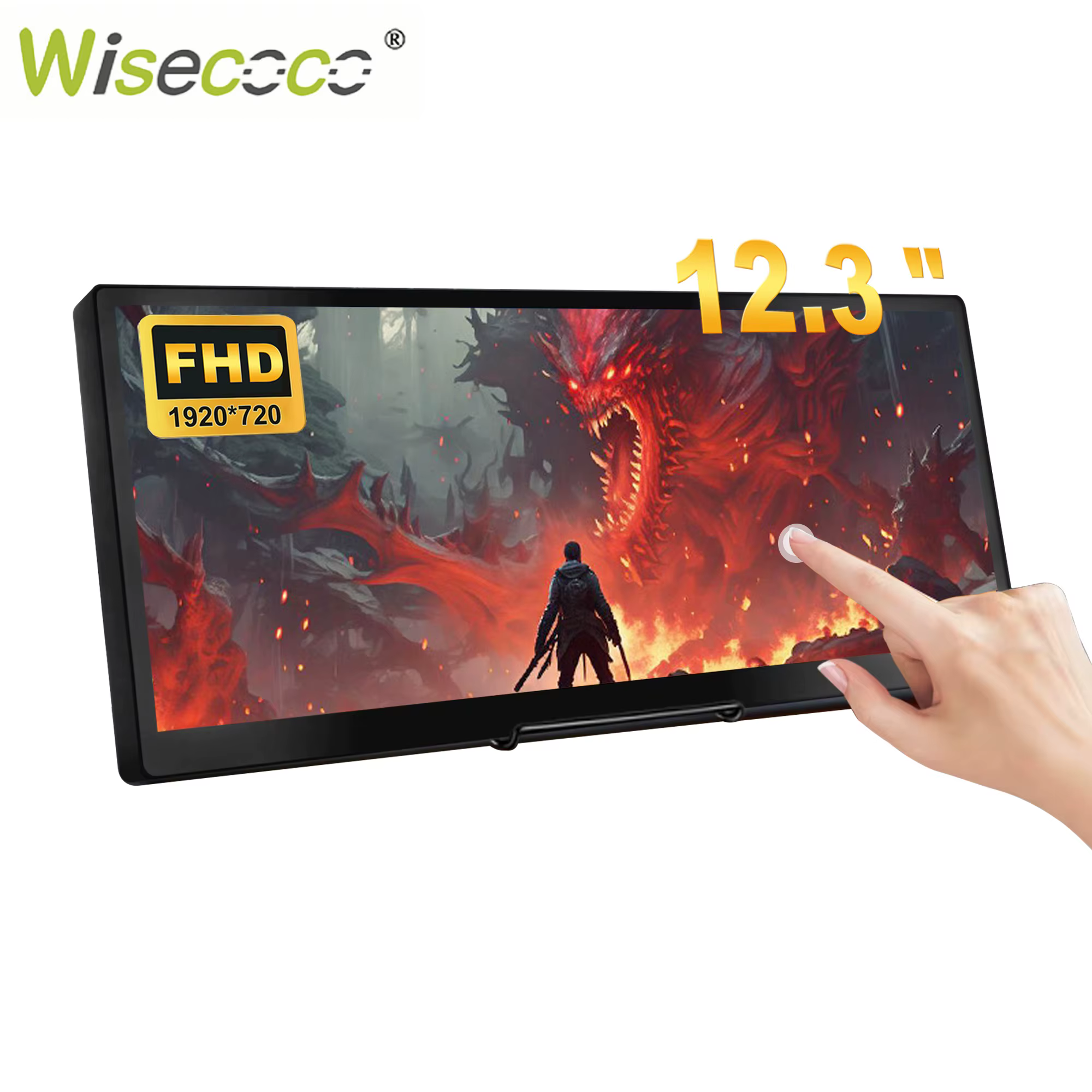 Moniteur portable tactile Wisecoco 12