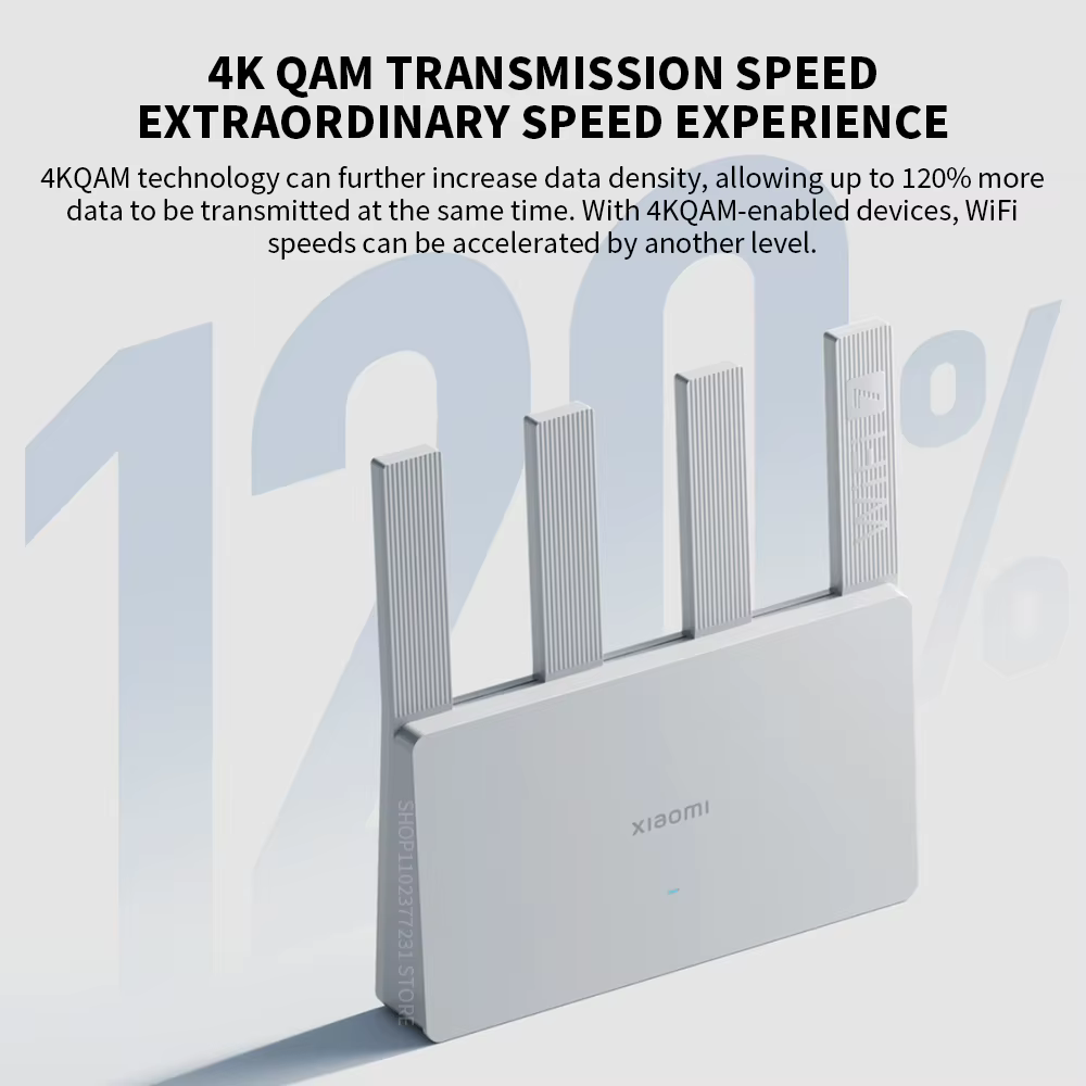 Routeur Xiaomi BE3600 WiFi 7 double bande Qualcomm quad-core