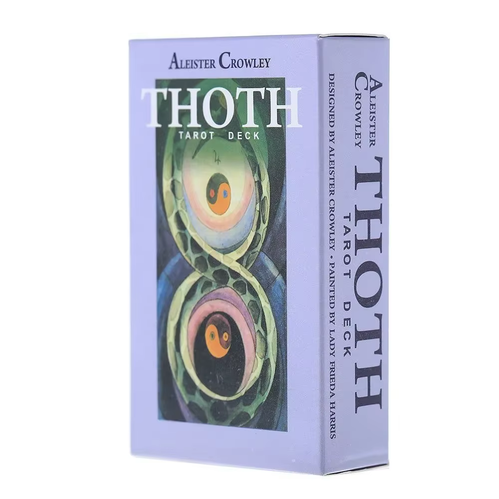 Thoth Tarot cartes 78 cartes Deck mystérieux Divination Oracle jeu de société jeu de société jeu de cartes jeu de société