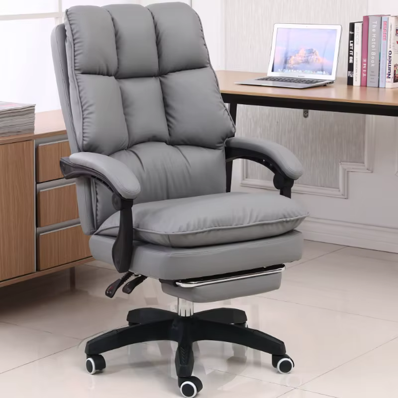 Fauteuil de Bureau Inclinable avec Repose-Pieds WCG