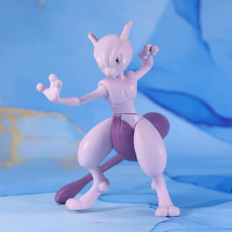 Figurine de collection WCT Pokemon Mew Mewtwo, jouet pour les fans, cadeau de festival