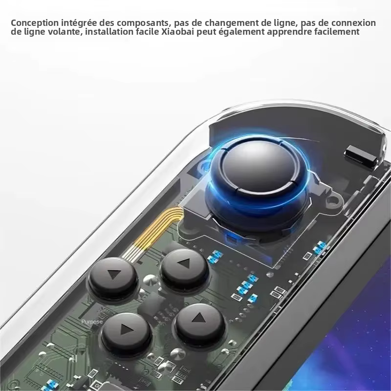 Joystick Aolion Hall pour Switch Joycon-Joystick d'origine pour console de jeu NS OLED Lite Remo portable-technologie Anti-défense