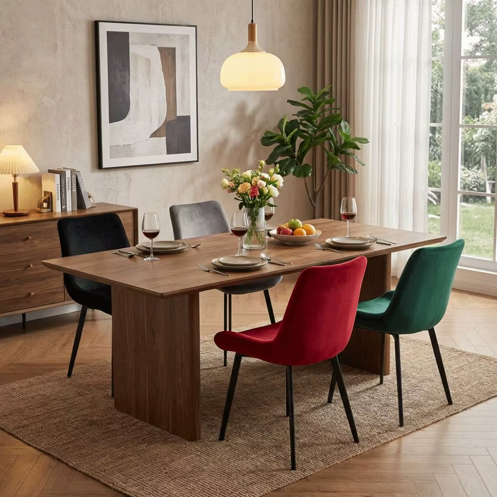 Housses de chaise de salle à manger en velours, couverture intégrale, dossier incurvé, dossier court, couleur unie, housse de siège élastique, pour mariage et banquet