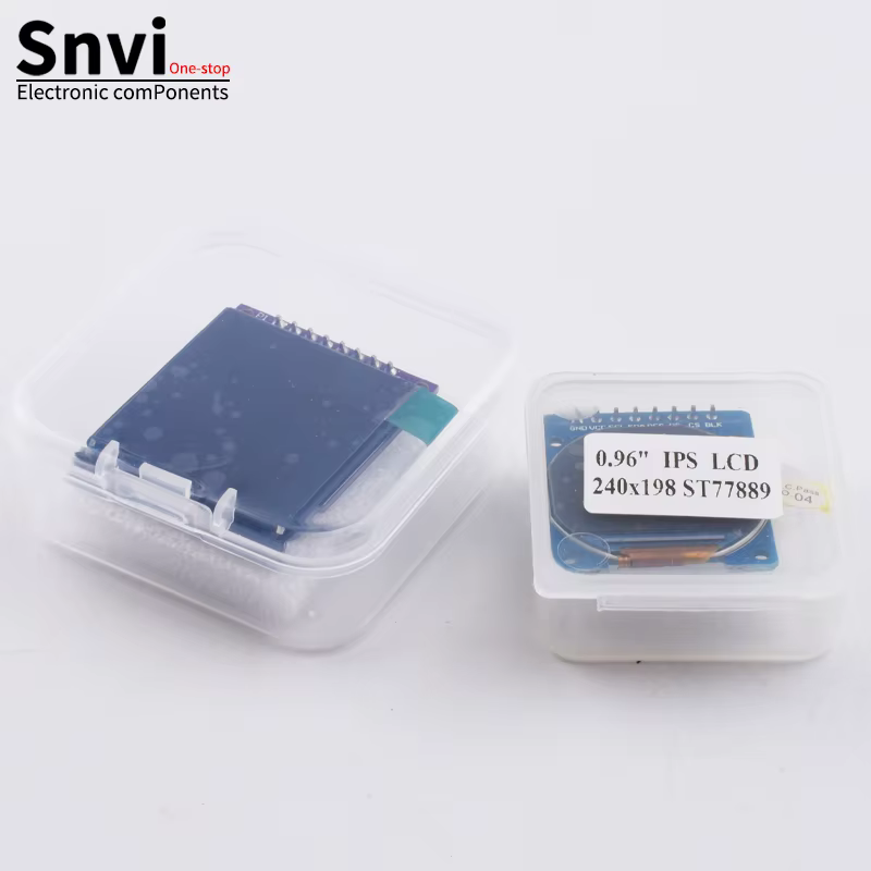 Module d'affichage LCD TFT Snvi 1,28 pouce IPS rond carré 240x240 SPI GC9A01 Écran couleur compatible avec Arduino ESP32 pour le bricolage