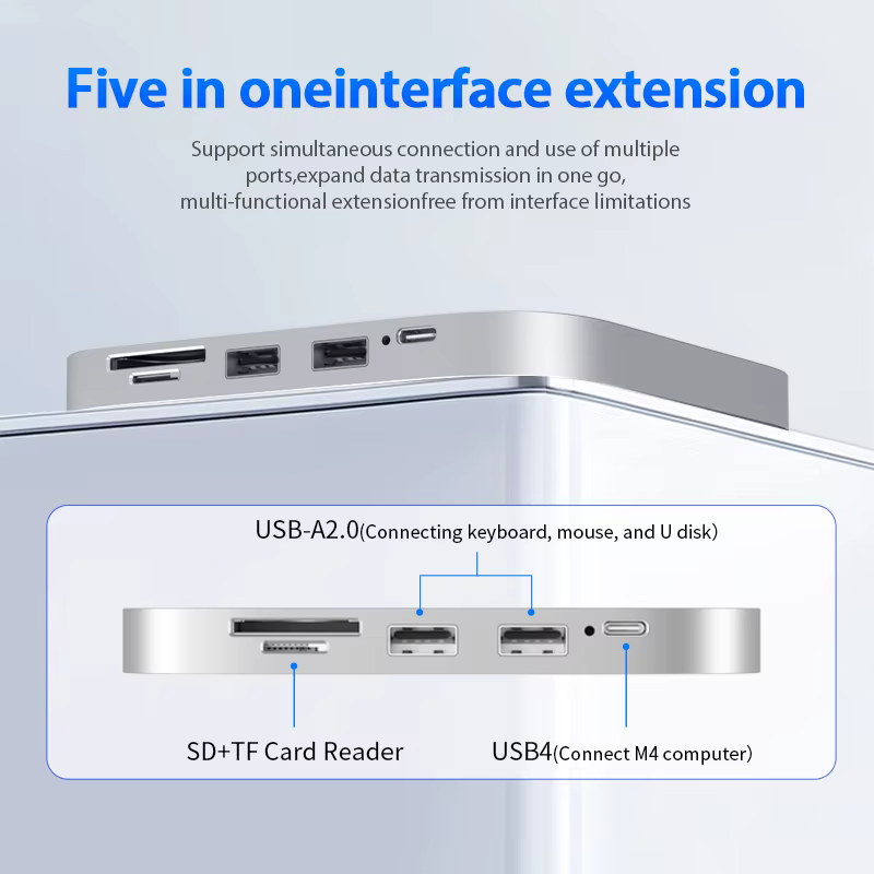 HUADISK M4 pour Mac Mini station d'accueil dédiée extension de stockage de disque dur