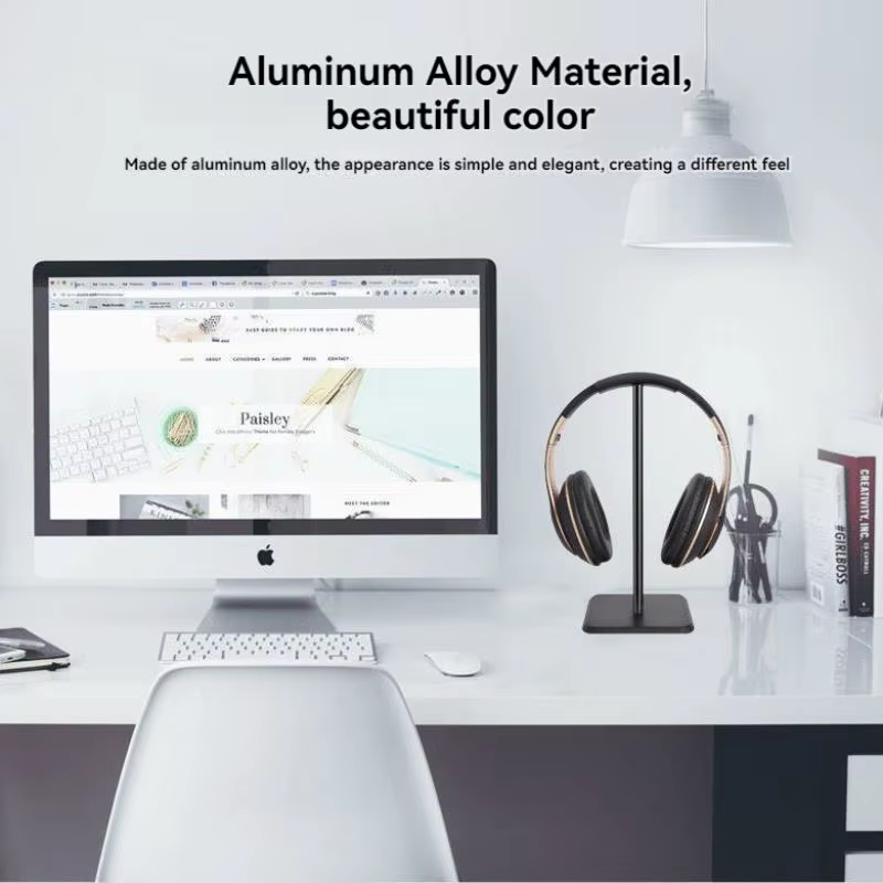 Support d'écouteurs de bureau de jeu Portable