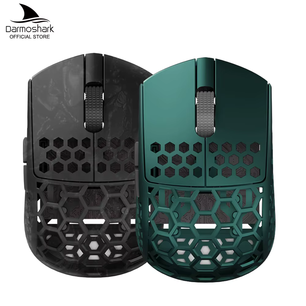 Souris de jeu sans fil Darmoshark M5Air V2 en fibre de carbone forgée