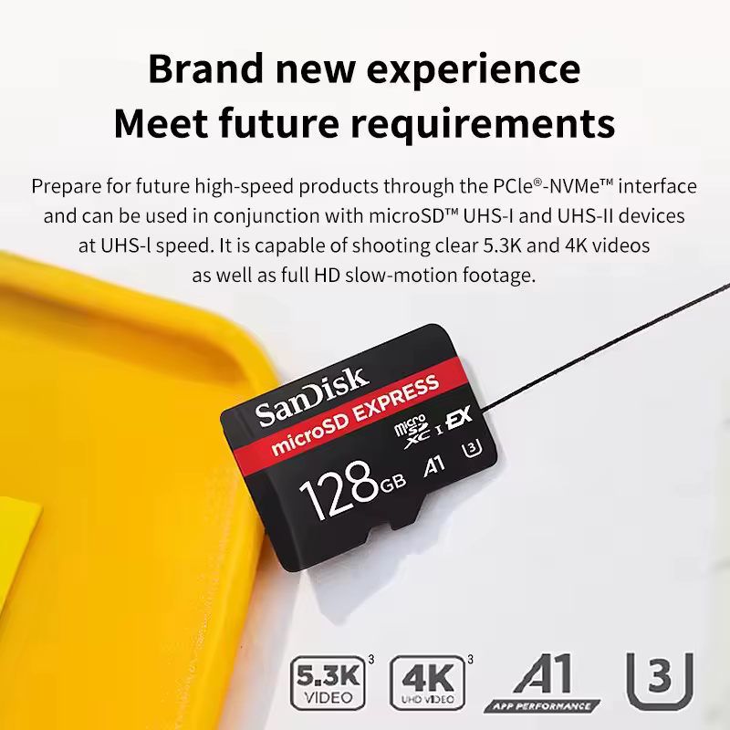 Carte mémoire MicroSD Express