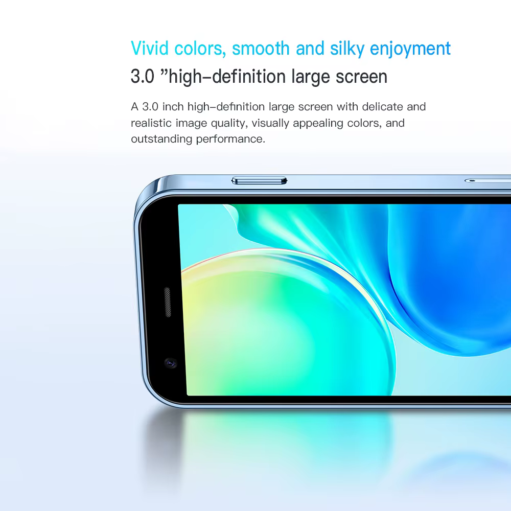 SOYES XS15 Mini Smartphone 3.0 "Android8.1 Quad-core 2GB RAM 16GB ROM double SIM veille réseau 3G petit téléphone