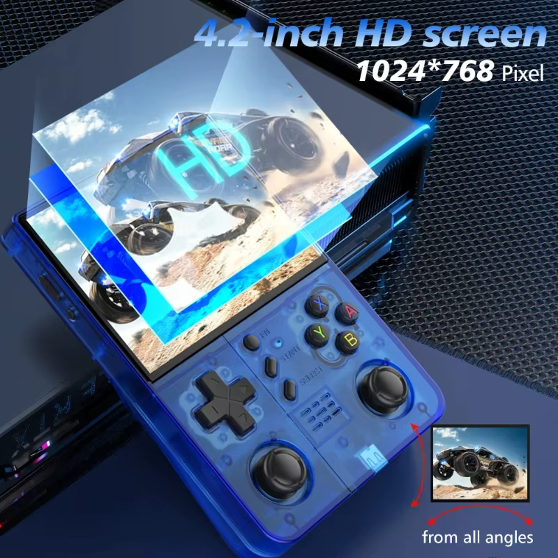 R40XX Pro Max rétro Console de jeu Portable Open Source 4.2 pouces IPS écran