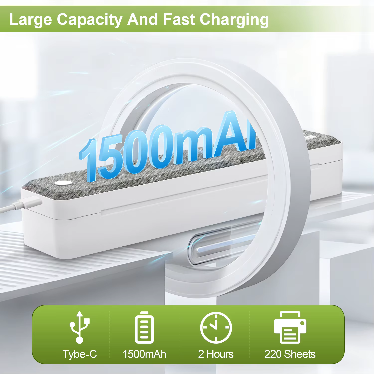 A4 Bluetooth voyage d'affaires imprimer partout sans encre 203DPI Portable imprimante thermique Rechargeable LT-P10