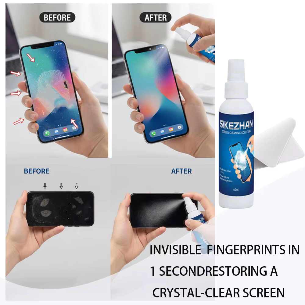 Ensemble de nettoyeur d'écran 60 ml