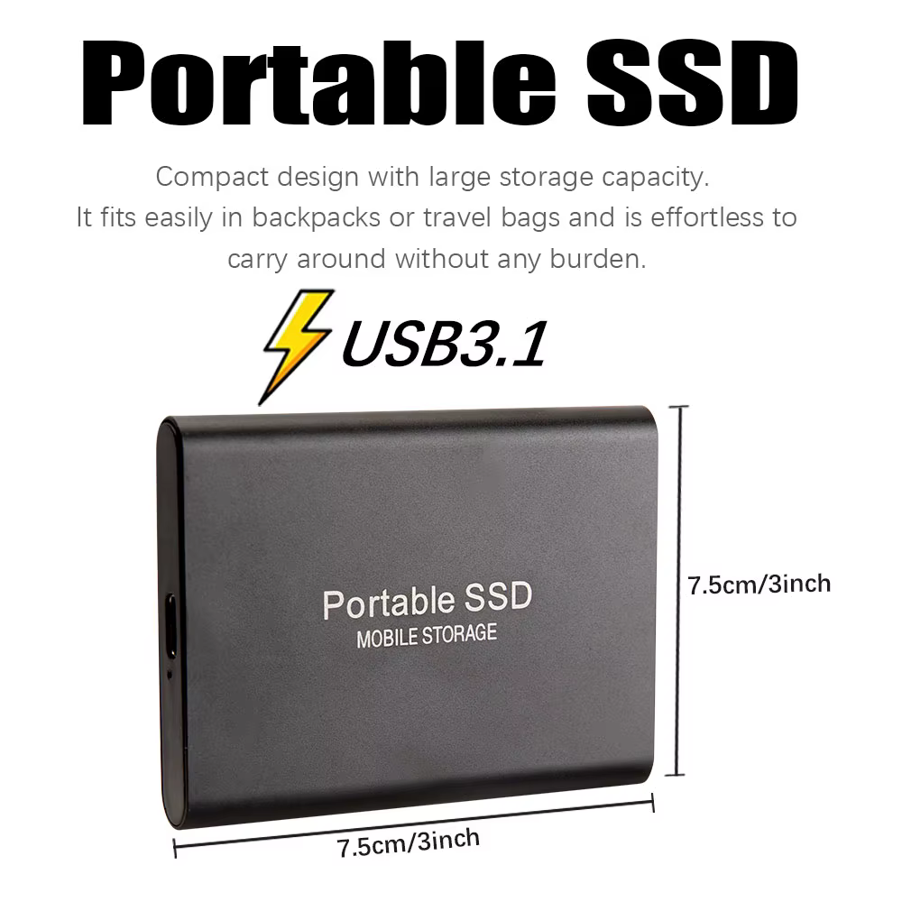 SSD portable 1 To, original