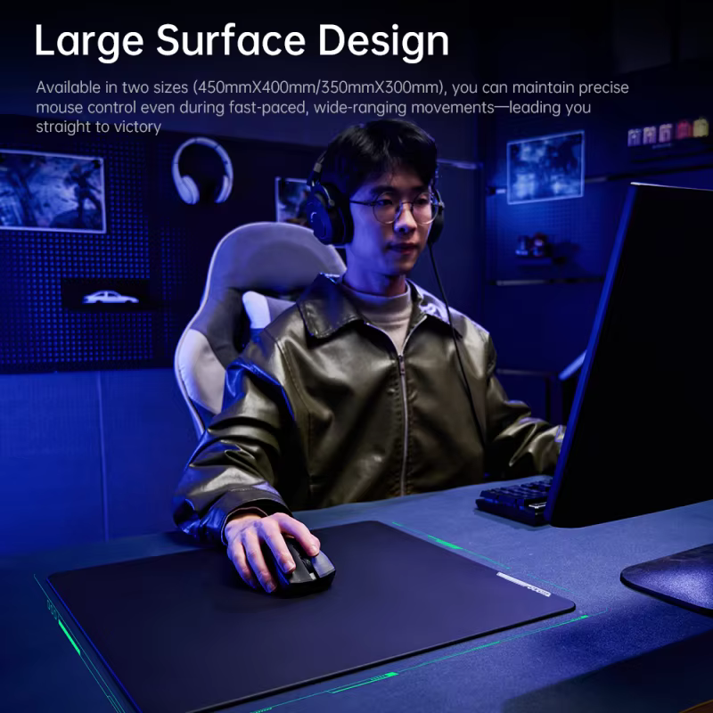 LLANO tapis de souris de jeu en verre trempé jeu FPS haute vitesse lisse CSGO