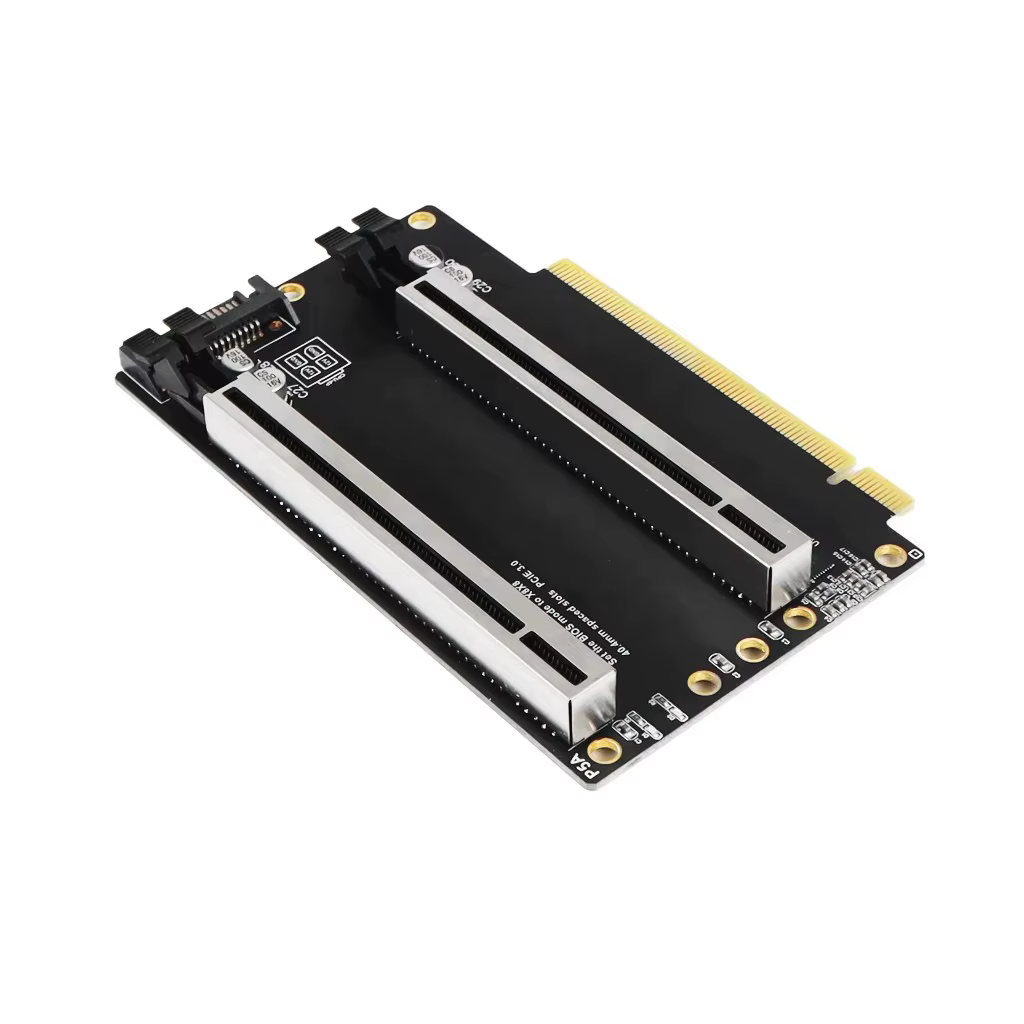 Carte d'extension PCIe 3.0 PCI-E 4.0x16 1 à 2