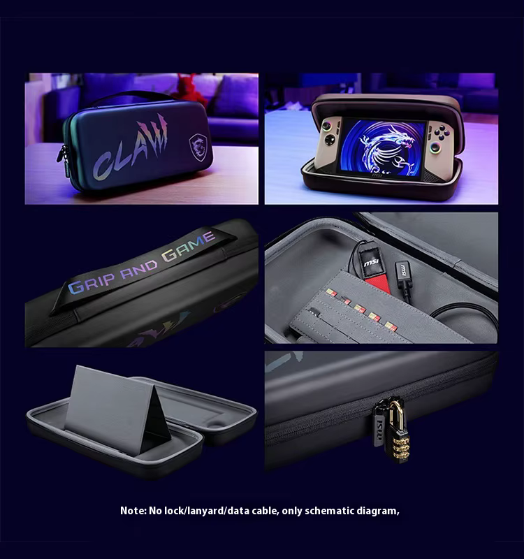 MSI Claw 8 sac de rangement Console de jeu Portable mallette de voyage antichoc