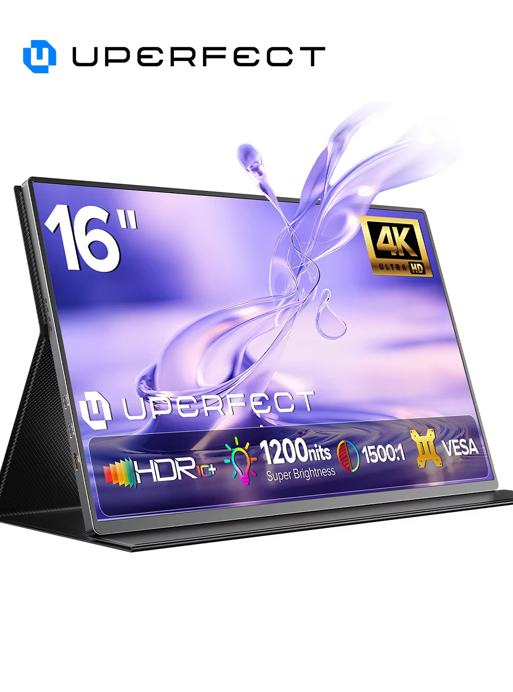 Écran portable UPERFECT 4K 16 pouces 3840 x 2400 IPS pour ordinateur portable