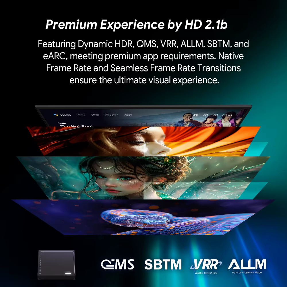 X2 Android 14 TV Box 4GB 32G 4GB 64GB Realtek1325 prise en charge AV1 HDMI 2.1b 2T2R Wifi5 BT5.2 Andro 1000M avec BT