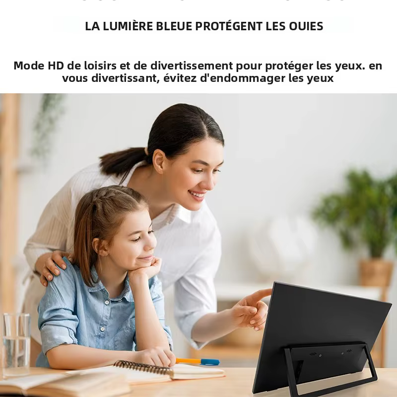 HGFRTEE – moniteur Portable à écran tactile de 14 pouces