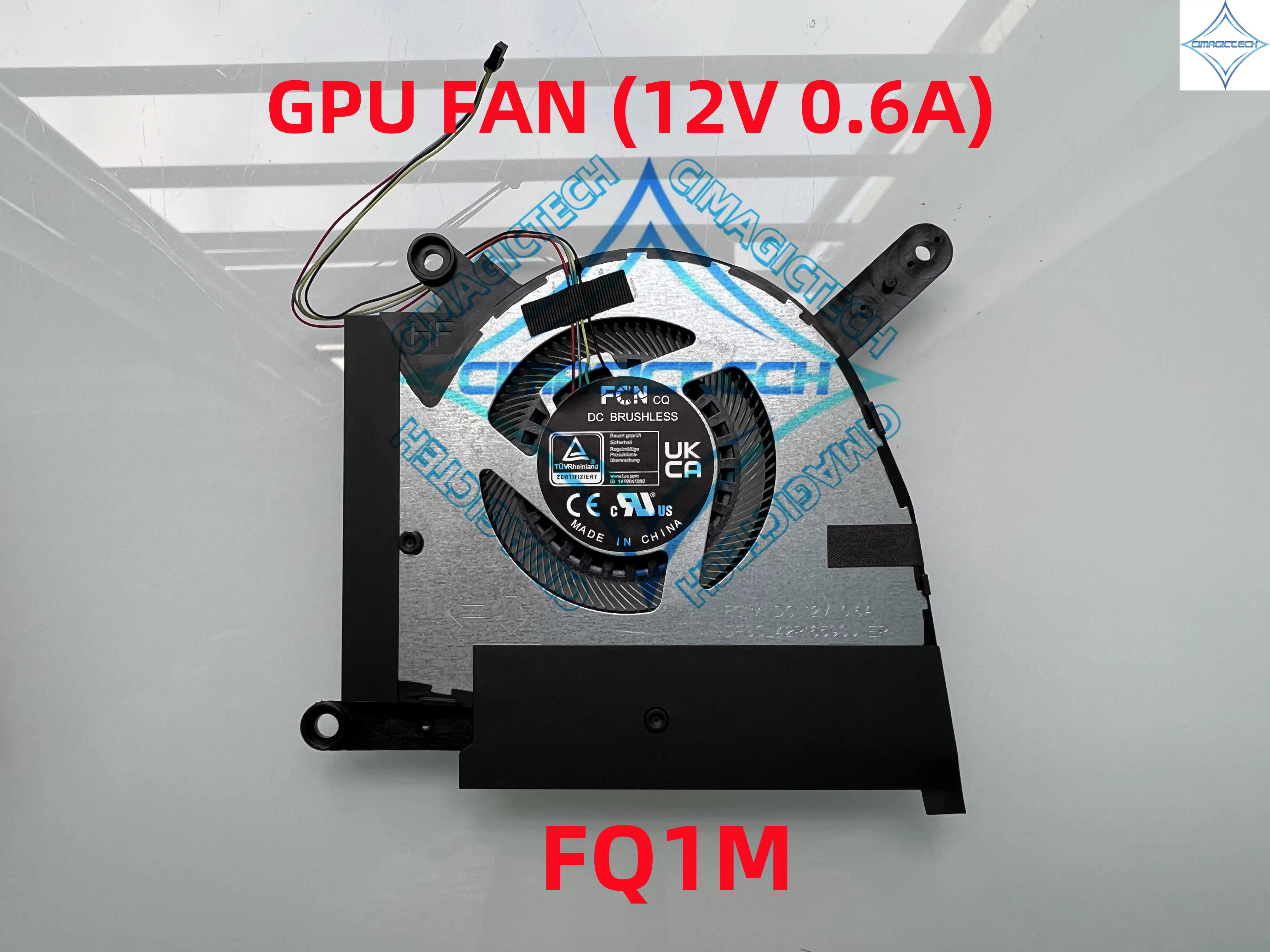12V 0.6A Original nouveau pour ASUS TUF Dash F15 FX517 FX517ZM FX517ZC FX517ZE FX517ZR RTX3060 RTX3070 13NR0990T01021