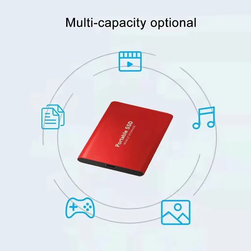 Disque dur externe SSD haute vitesse 1 To/2 To pour ordinateur portable/ordinateur de bureau/Mac - Nouveau