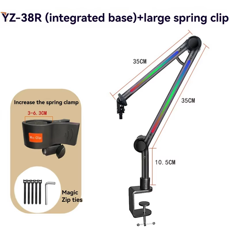 Support de bras de Microphone RGB