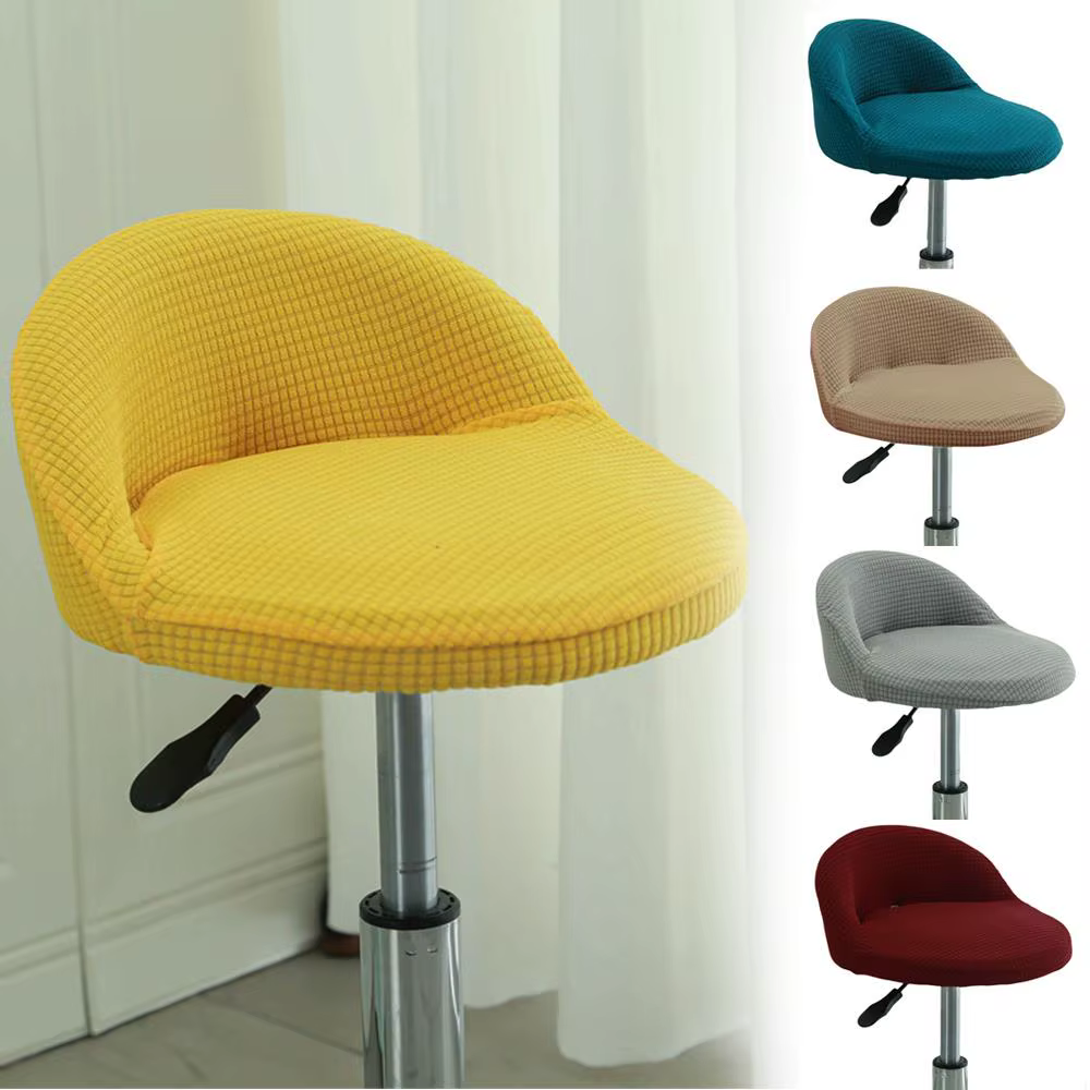 Housse de chaise pivotante pour comptoir de Bar, lavable, amovible, universelle, moderne, résistante à l'usure, pour tabouret de salle à manger