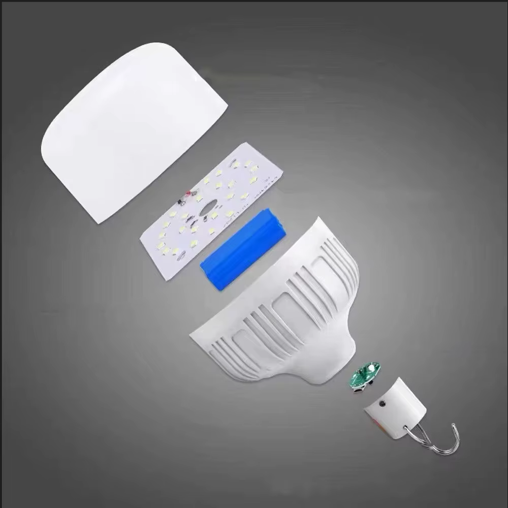 Lampes de camping portables pour barbecue en plein air, lampe rechargeable par USB, ampoule LED d'urgence, crochet, lanterne de tente haute puissance, ampoule de nuit