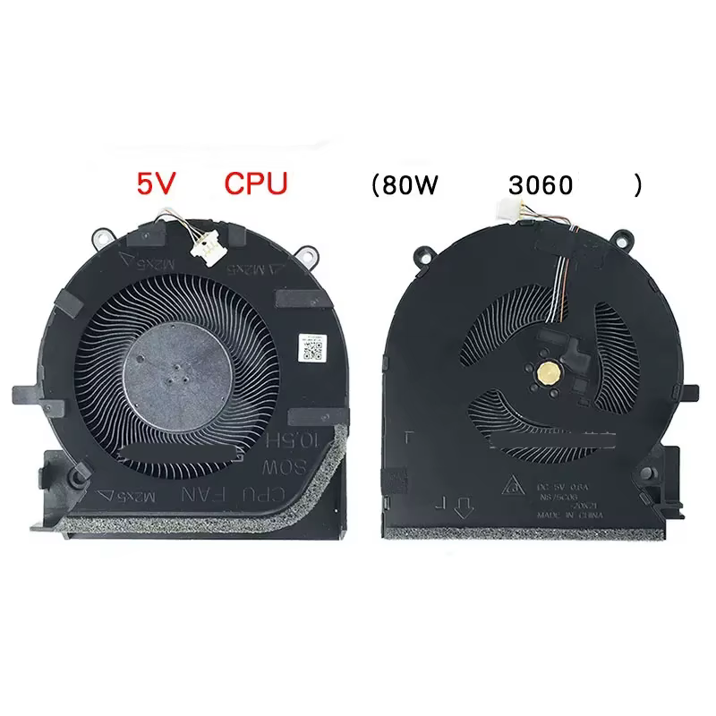 Nouveau véritable ventilateur de refroidissement CPU GPU pour ordinateur portable pour HP Victus 7/8 16-D 16-E TPN-Q263 Q264 M75721 M75723 M7572 80W 60W