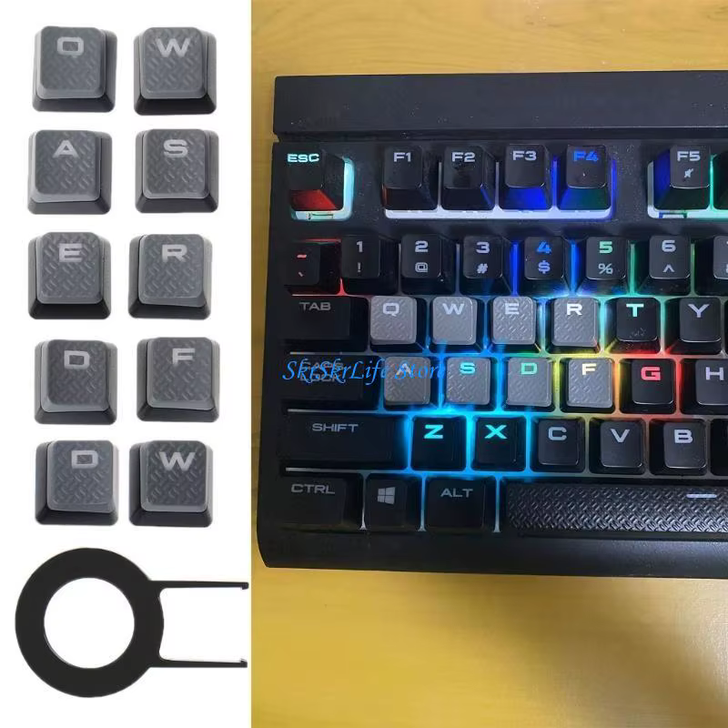 E65E Anti Slip Keycaps pour K70 RGB K95 K90 K65 K63 Keyboards mécaniques