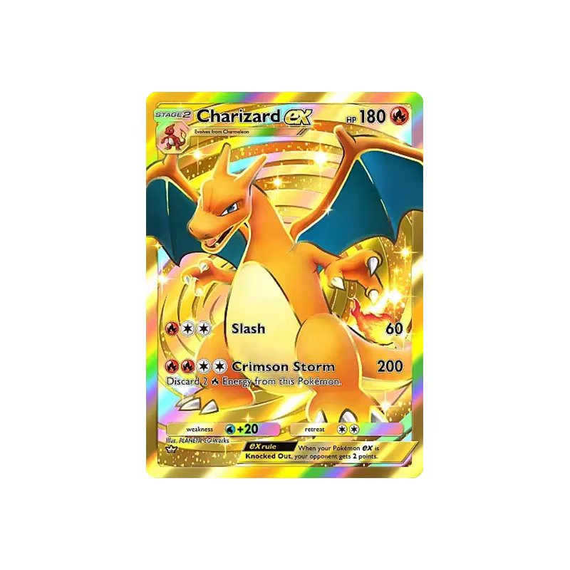 Cartes de poche HOLO FOIL Pockemontcg bricolage PTCG carte monstre faite maison textures gravées simples Anime périphérique Collection carte de jeu