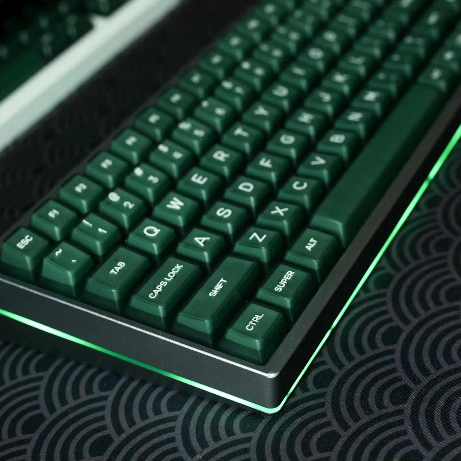 KBDiy SA profil vert translucide Keycaps pour clavier de jeu mécanique 135 touches capuchon Double injection MX commutateurs GMK67 GMK75/68