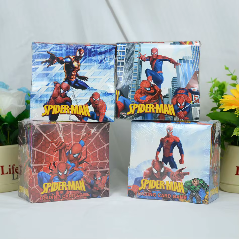 Nouvelle collection de cartes de super-héros populaires, jeu de cartes, dessin animé, cadeau d'anniversaire pour enfants, cadeaux de vacances