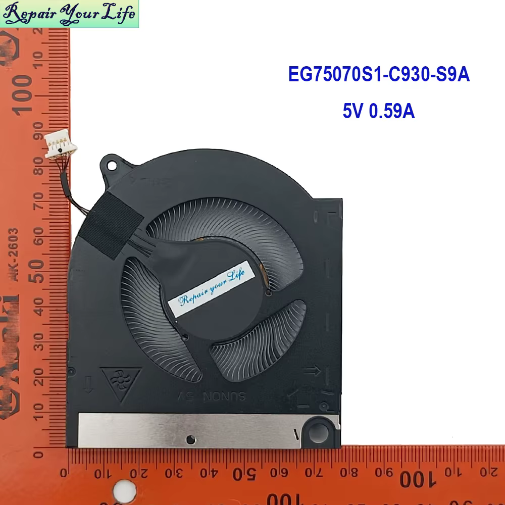 DC 5V ordinateur portable CPU GPU ventilateur de refroidissement pour Dell G16 7630 7635 G15 5530