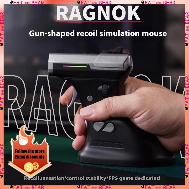 Souris de jeu Ragnok 3 Gun ErgoStrike 7 de nouvelle génération pour jeux de tir