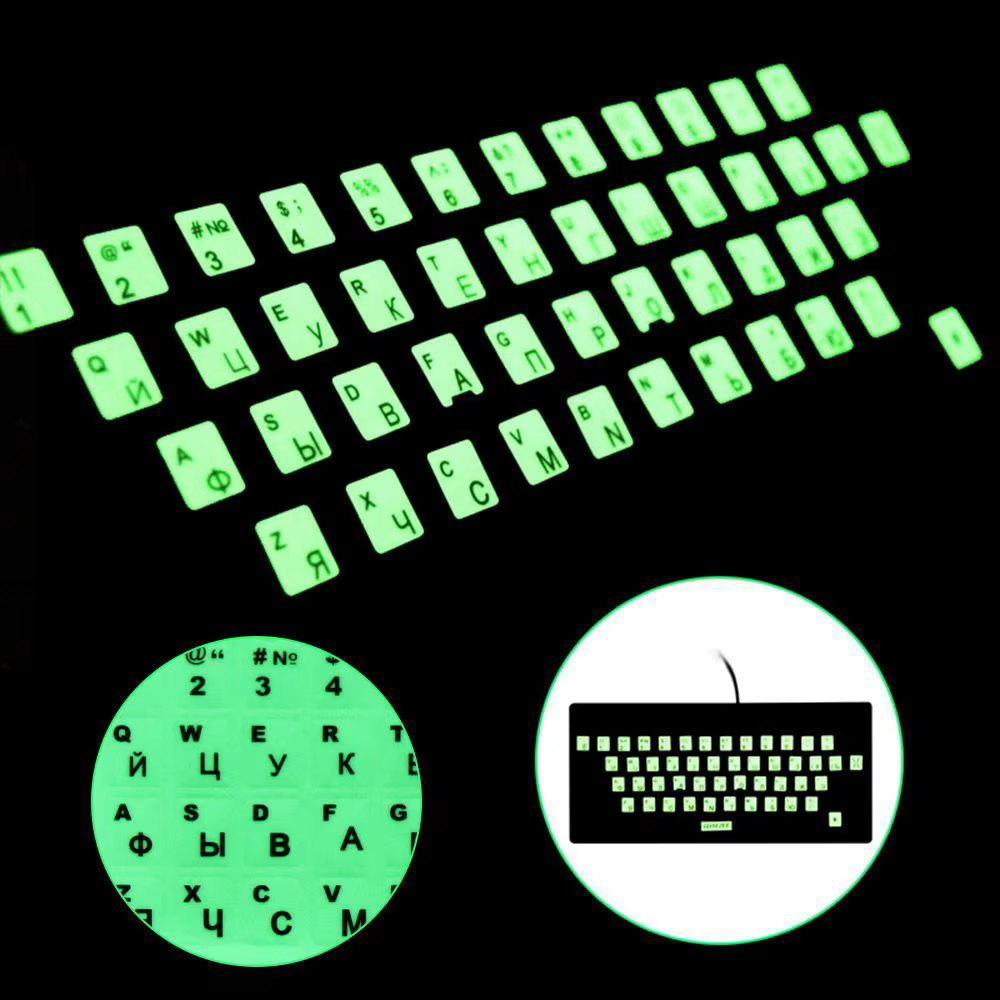 Shoous-Autocollants de clavier avec lettre