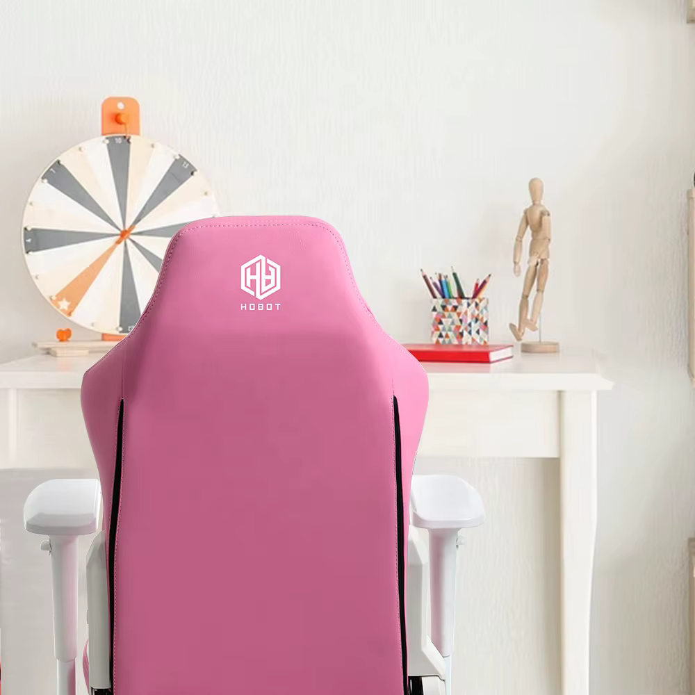 Fauteuil pivotant rose pour enfants