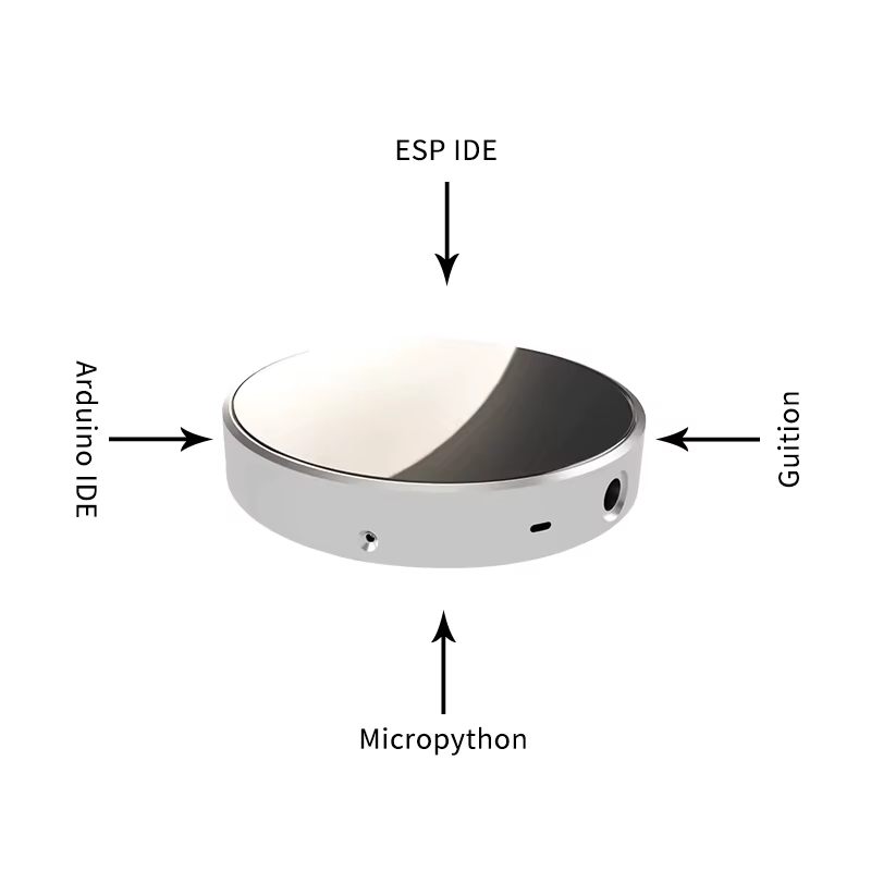 Écran rond de 1.8 pouces QSPI 360*360 écran IPS ESP32-S3 8M PSRAM 16M FLASH écran secondaire AIDA64 spectre de ramassage électronique