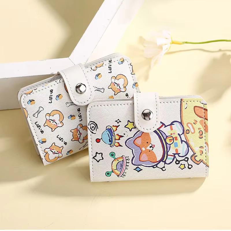 Porte-cartes de crédit, porte-monnaie, carton, pour chien, couverture de cartes de Bus, porte-cartes de visite, pochette à monnaie, portefeuilles, sac organisateur