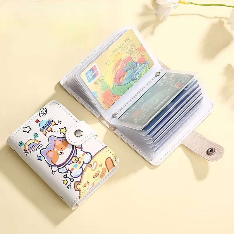 Porte-cartes de crédit, porte-monnaie, carton, pour chien, couverture de cartes de Bus, porte-cartes de visite, pochette à monnaie, portefeuilles, sac organisateur