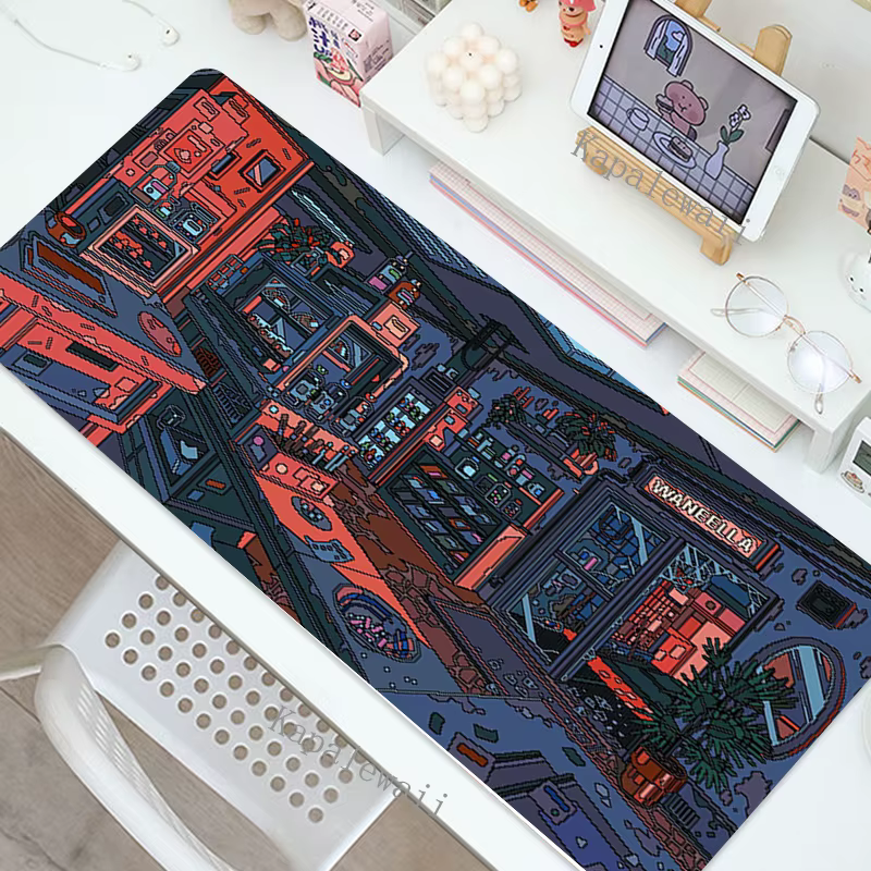 Pixel Art tapis de souris de jeu XXL ordinateur portable Gamer