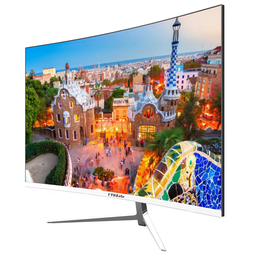 FYHXele 27 pouces Moniteur Incurvé 1K FHD 75hz dalle VA de Réponse de 2ms Adaptive-sync